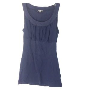 Express Extra Small Navy Blue Top Dress